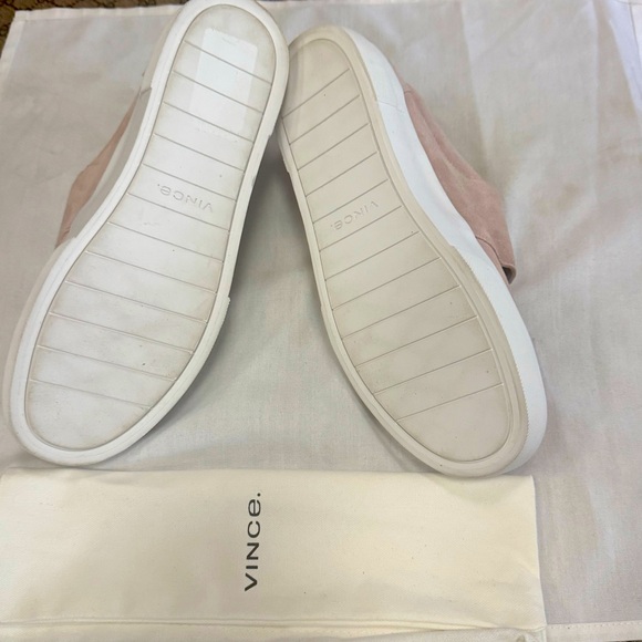 Vince, Pink Slip-On Sneakers - Picture 3 of 9
